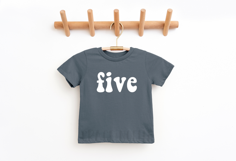 five Retro Birthday Tee