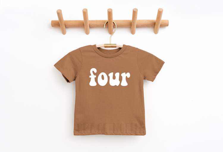 four Retro Birthday Tee