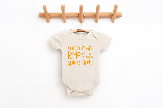 Mommy's Pumpkin Spice Date Bodysuit