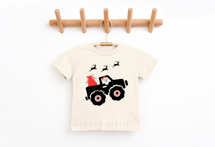 Christmas Monster Truck Tee