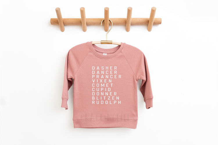 Reindeer Names Pullover