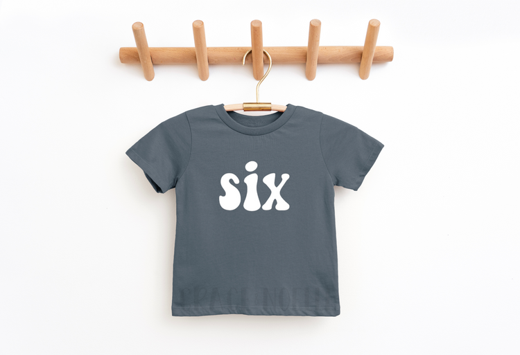 six Retro Birthday Tee