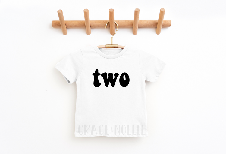 two Retro Birthday Tee